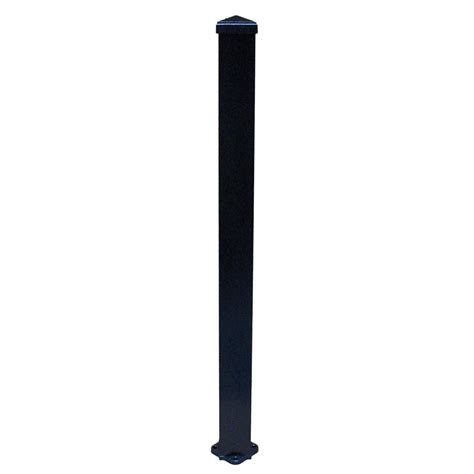 3 boxed metal post|3x3 metal post 12 ft.